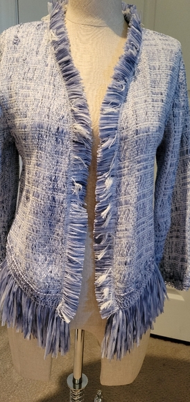 WHBM Fringed Jacket - Picture 1 of 5